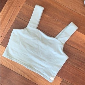 Alo yoga mint green bra